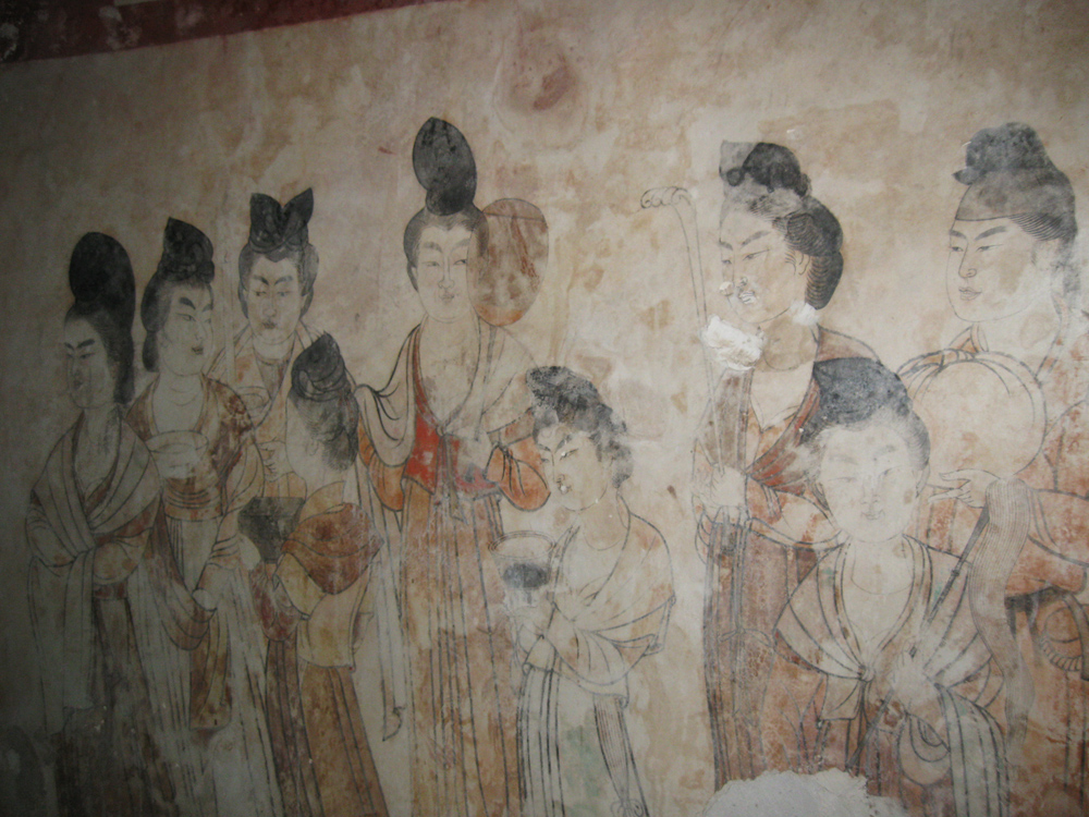 Wall Painting in Princess Yongtai's Tomb