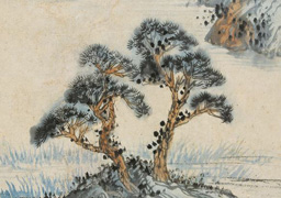 Chinese Pine Painting