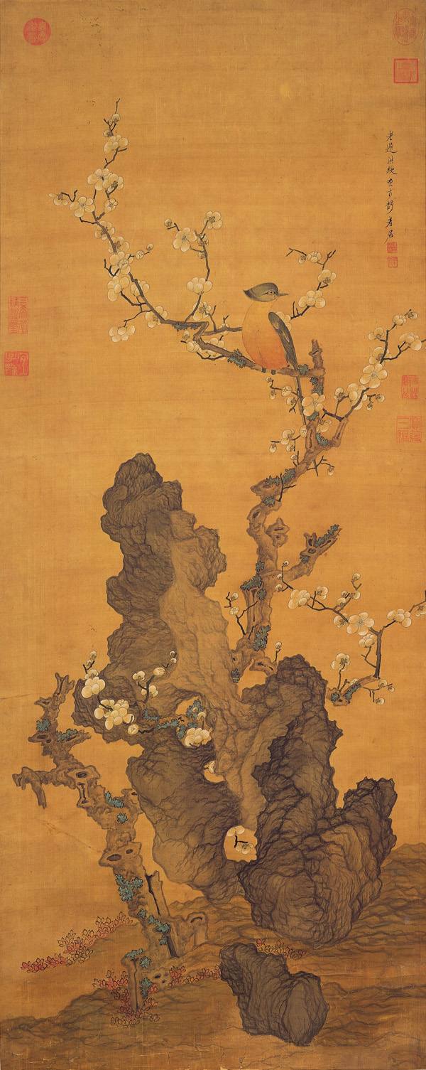 Chen Hongshou: Plum Blossoms and Wild Bird