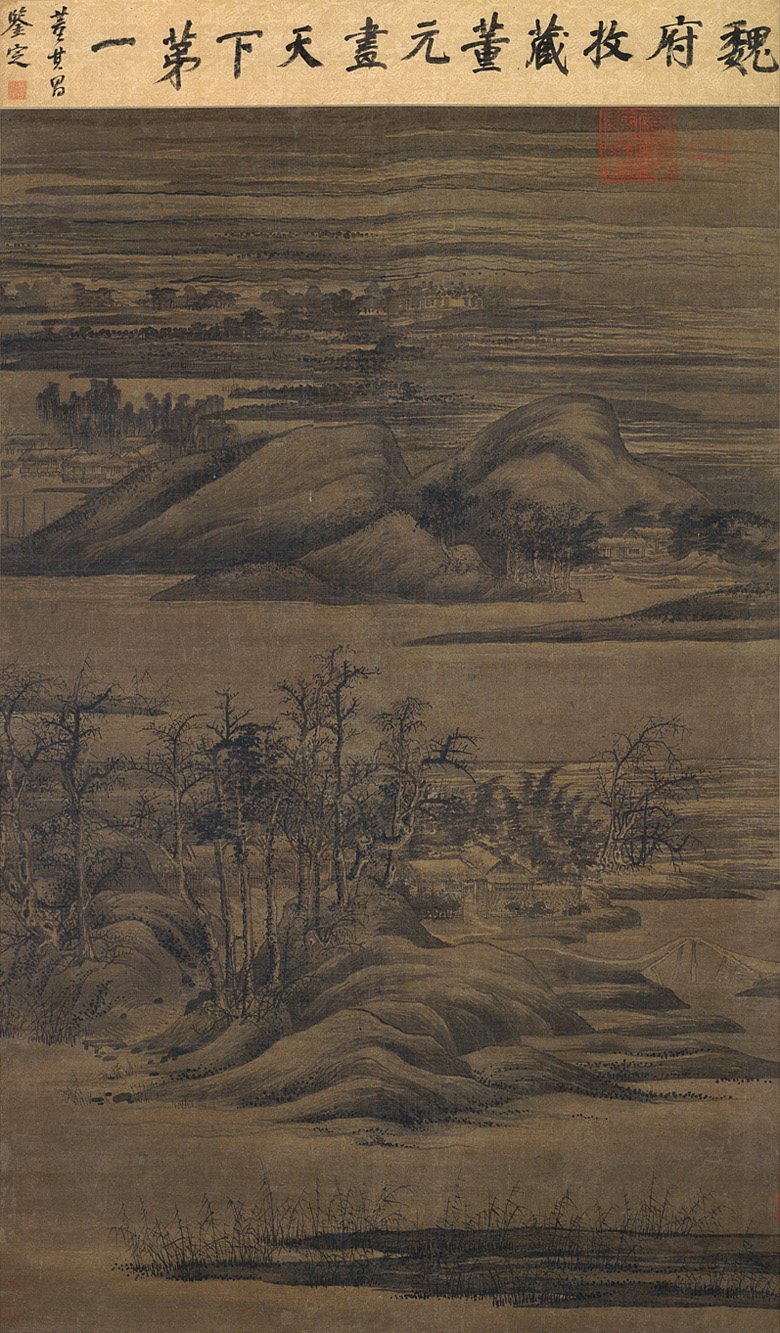 Dong Yuan: Wintry Groves and Layered Banks