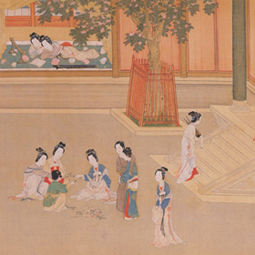 Qiu Ying: Spring Morning in the Han Palace