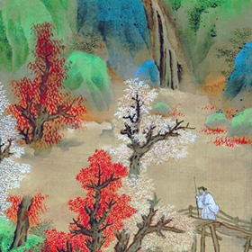 Lan Ying: White Clouds and Red Trees