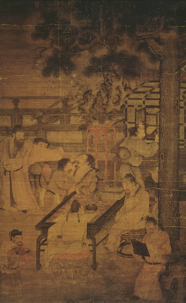 Liu Songnian: Five Tang Scholars