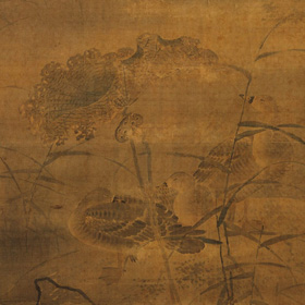 Lü Ji: Ducks Sleeping on a Lotus Bank