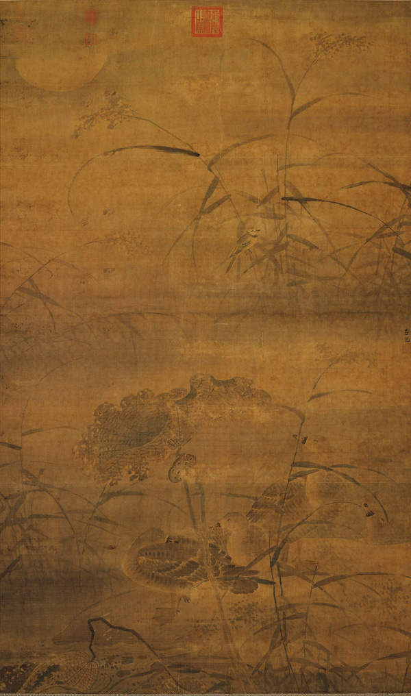 Lü Ji: Ducks Sleeping on a Lotus Bank