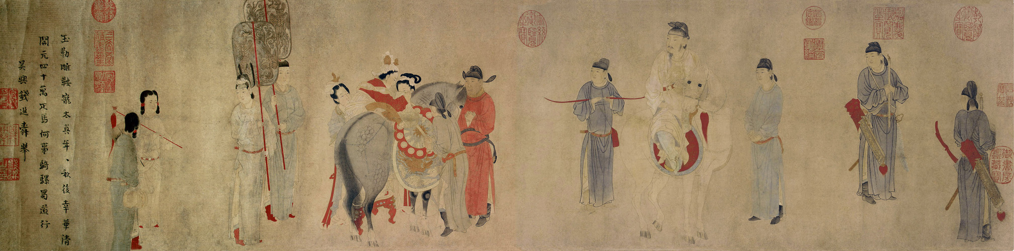 Qian Xuan: Consort Yang Mounting a Horse