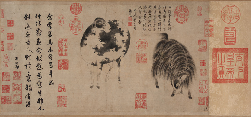 Zhao Mengfu: Sheep and Goat